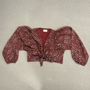 Crop Long Sleeve Top